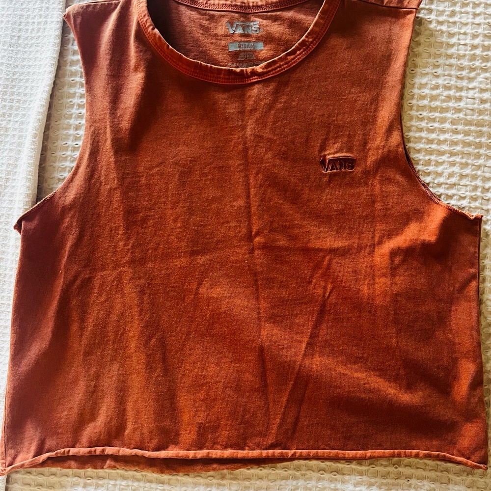 Vans Orange Muscle Tee